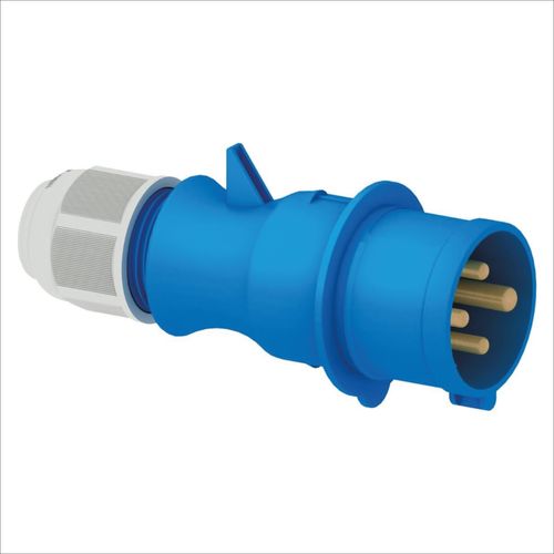 ENCHUFE AÉREO 16AMP 3P+T 250V AZUL 9H IP44 MULTI-GRIP