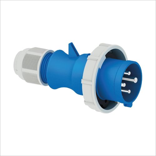ENCHUFE AÉREO 16AMP 3P+T 250V AZUL 9H IP67 MULTI-GRIP