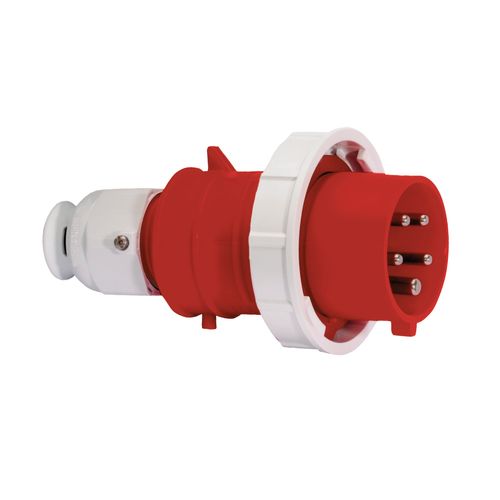 ENCHUFE AÉREO 16AMP 4P+T 415V ROJO 6H IP67 MULTI-GRIP TE-PLUS