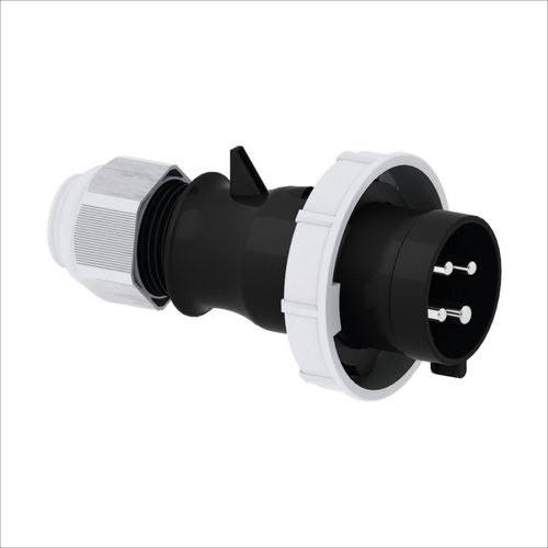 ENCHUFE AÉREO 32AMP 3P+T 500V NEGRO 7H IP67 MULTI-GRIP