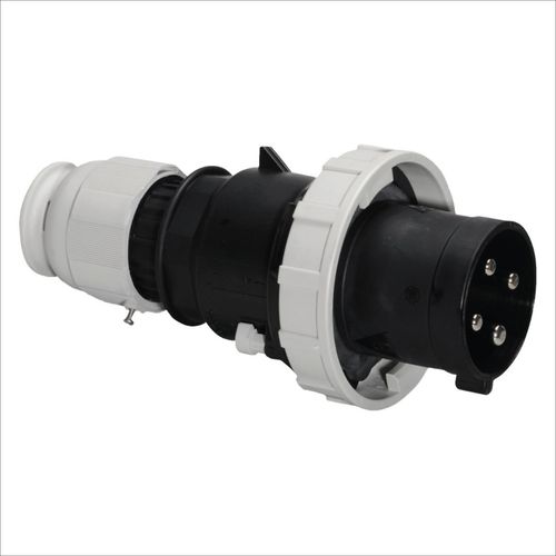 ENCHUFE 63AMP 3 P+T 500V NEGRO 7H IP67 MULTI-GRIP TE-PLUS