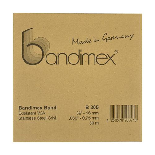 FLEJE DE ACERO INOXIDABLE CRNI 5/8' X 0.75MM