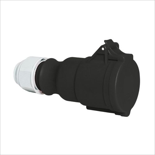 TOMA AÉREA 32AMP 3P+T 500V NEGRO 7H IP44 MULTI-GRIP