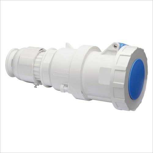 TOMA 63AMP 2P+T 250V AZUL 6H IP67 MULTI-GRIP TE-PLUS