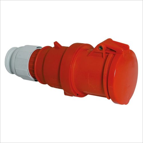 TOMA AÉREA 63AMP 3P+T 415V ROJO 6H IP44 MULTI-GRIP TE