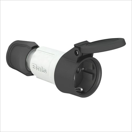 TOMA AEREA SCHUKO 16AMP 2P+T 250V GRIS IP54 MULTIGRIP