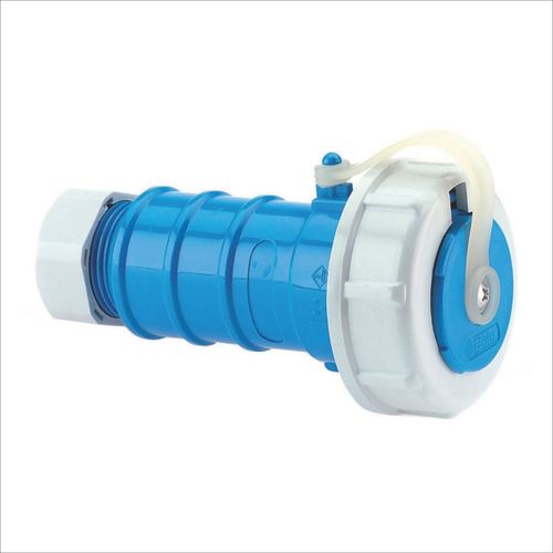 TOMA AÉREA SCHUKO 16AMP 2P+T 250V AZUL HERMÉTICO IP68