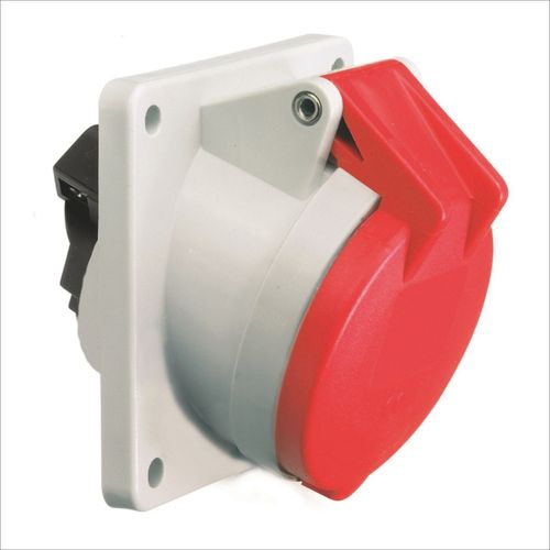 TOMA EMPOTRABLE 16AMP 2P+T 415V ROJO 9H IP44