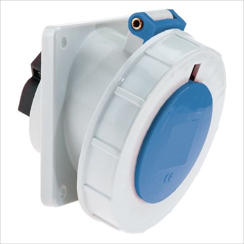 TOMA EMPOTRABLE 32AMP 2P+T 250V AZUL 6H IP67