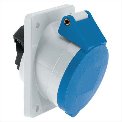 TOMA EMPOTRABLE 32AMP 3P+T 250V AZUL 9H IP44