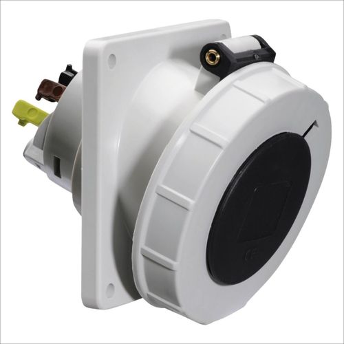 TOMA EMPOTRABLE 32AMP 3P+T 500V NEGRO 7H IP67