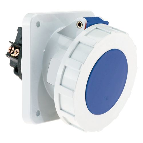 TOMA EMPOTRABLE 63AMP 2P+T 250V AZUL 6H IP67
