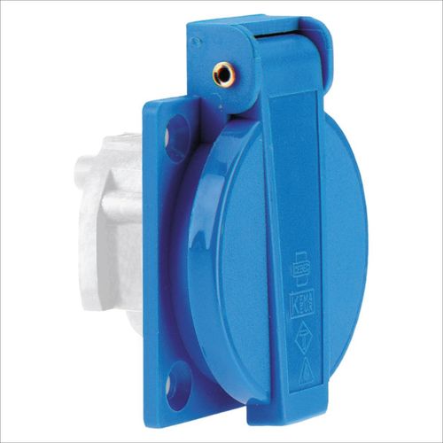 TOMA EMPOTRAR SCHUKO 16AMP 2P+T 250V AZUL IP44