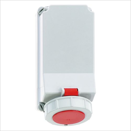 TOMA VISIBLE 32A 4P 440V ROJO 3H IP 67 P/CONTAINERS