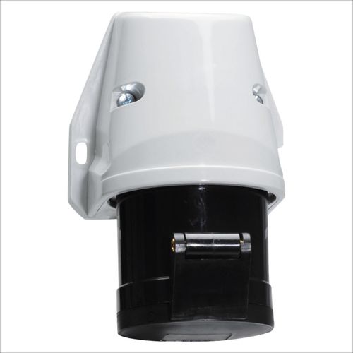 TOMA VISIBLE 32A 4P 500V NEGRO 7H IP44